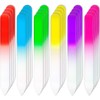 Honoson 24 Pack Crystal Glass Nail Files, Double Sided Manicure