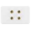 Selby 2.0 Speaker Wall Plate Wallplate Premium Pre-Assembled for 2