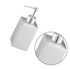KONTONTY Stainless Steel Square Soap Dispenser Elegant Lotion Pump for