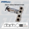 SPEEDFusion Front Catalytic Converter Compatible with 2007 2008 2009 Toyota