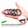 Basic Sense Gym Hair Ties - Unique Soft Jersey Bobbles,