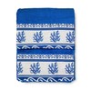 Tex family Towel Set with Border Greece Sea Blue Made