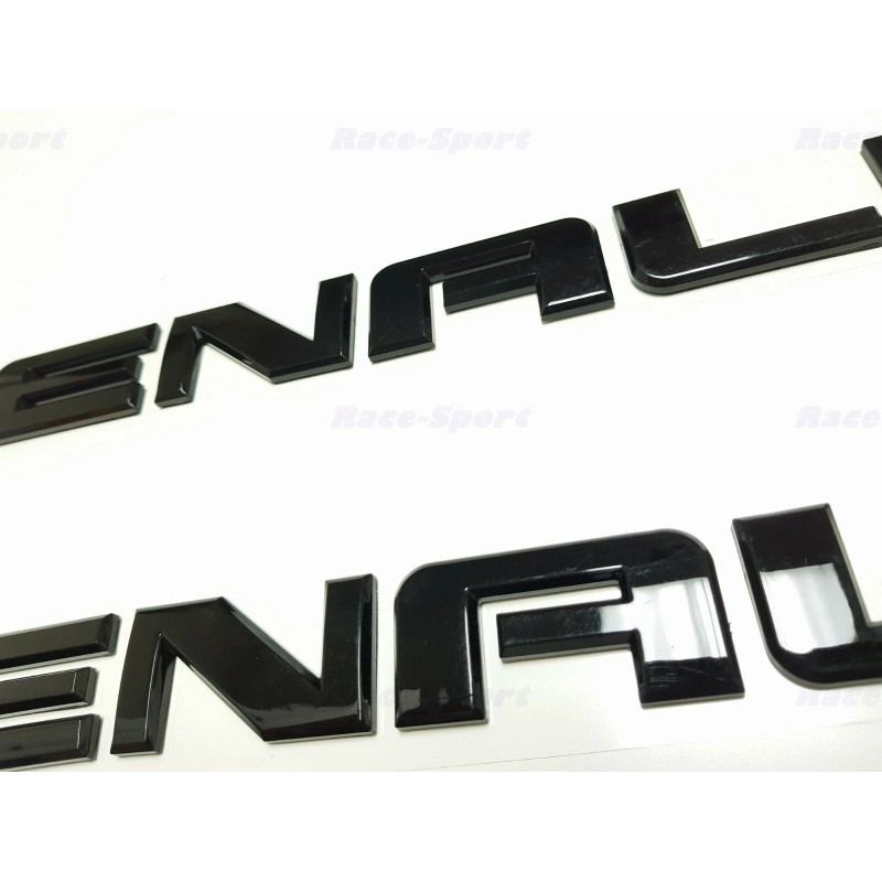 GMC 4PCS Set GLOSS Black GMC SIERRA DENALI HD Duramax