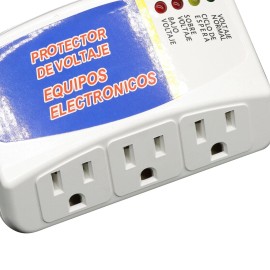 TekDeals US Voltage Protector Surge Home Refrigerator Appliance Power Outlets Socket 120V