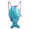 Xlabor Mermaid Drawstring Children Girls Tail Sequins Backpack Magic Reversible