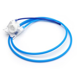 AKN72949003 Filter Head Assembly for LG Refrigerator, Water Filter Housing Pipes with Connector, Long Tube 6.29 Inches, Short Tube 1.96 Inches, Plug and Play