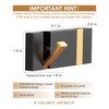 2 Pack，Waterproof Black Gold Wall Hooks，Foldable Towel Hooks for Bathrooms，Coat