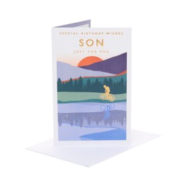 UK Greetings Birthday Card for Son - Cycling Design