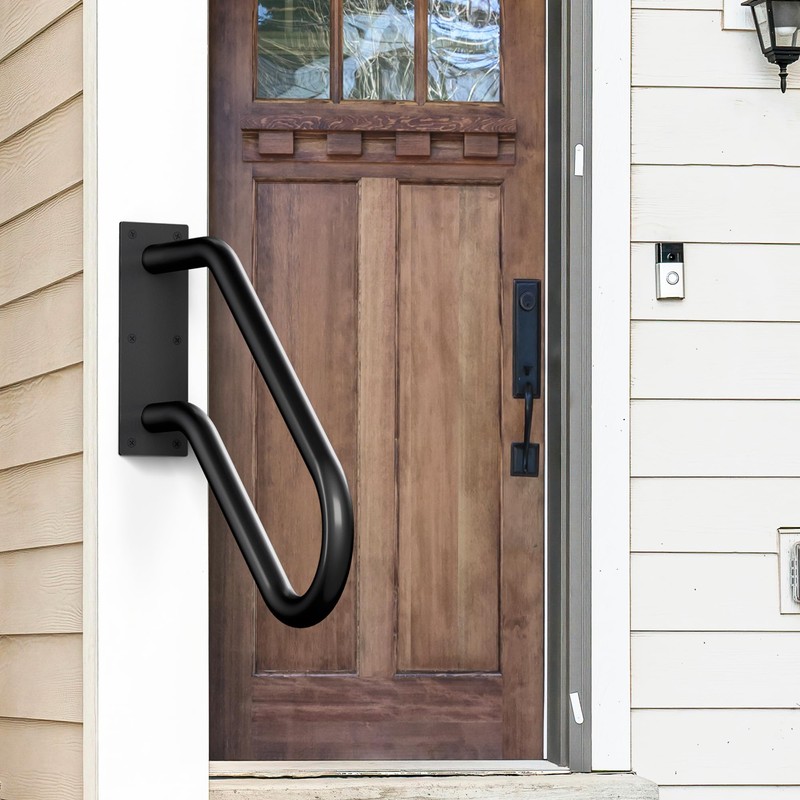 Xesi Wall Mount Handrails for Outdoor Steps with DIY Installation