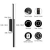 Aipsun 23.6inch Black Battery Operated Wall Sconce Set of 2,