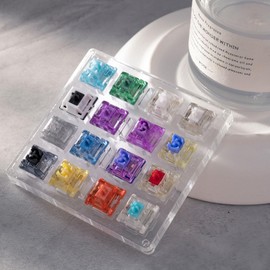 Akko 16-Key Switch Tester Mechanical Keyboards Acrylic Testing Tool Mechanical Keyboard Switches