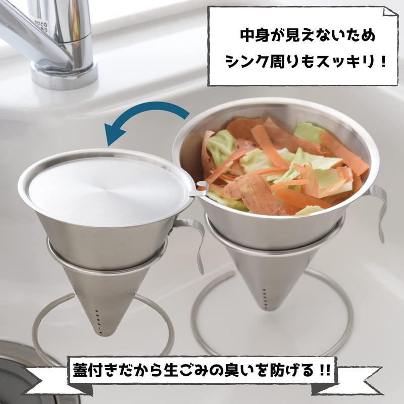 Arnest A-77818 Triangular Corner (Conical Corner) with Lid (Blindfold /