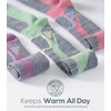 WEIERYA Womens Ski Socks 2 Pairs Pack for Skiing, Snowboarding,