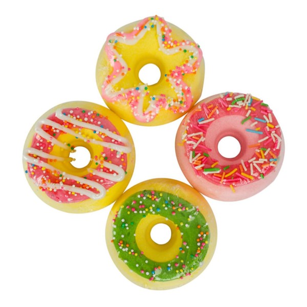 WOONEKY Bath Balls 4 Pack Sea Shower Salt Balls for