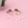 BIDEX 600 PCS Clear Silicone Backs for Studs and Droopy