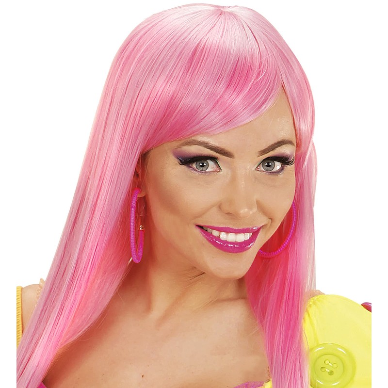 WIDMANN 03529 ? Neon Hoop Earrings