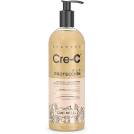 Shampoo Cre-C Bio Protección 1L Fortalece, Protege y Revitaliza el Cabello Fórmula Herbal Anticaída para Uso Diario