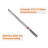 sourcing map 5pcs 200-230 Grits Diamond Grinding Bit 2.5mm Cylinder