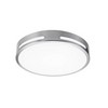 Commercial Electric Flexinstall LED 10 in. Brushed Nickel Cut Out