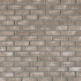 MSI Doverton Gray 10.5 in. x 28 in. Clay Brick Floor and Wall Tile - Mesh-Mounted Mosaic for Bathroom, Kitchen Backsplash, Accent Wall, and Shower