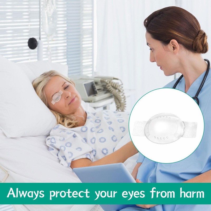 6 Pcs Eye Shield After Cataract Surgery, Transparent Eye Patches