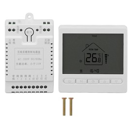 Digital Thermostat Display ABS Accurate Temperature Control Electric Thermostat AC220V for AC Floor Heating Home