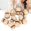 10Pcs Boxwood Carving Accessories Lucky Bag Boxwood Pendant DIY HandMade