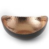 Elegance Eclipse Bowl, 8.25" x 7.5", Black/Copper
