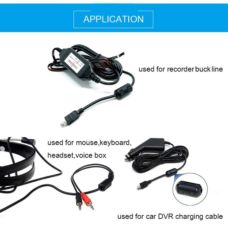 Topnisus [Pack of 10] Clip-on Ferrite EMI Cable Cores for