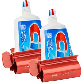 Rodillo exprimidor de pasta de dientes, tubo de acero inoxidable, para guardar pasta de dientes, cremas, pone fin a los desechos, simple y práctico (r