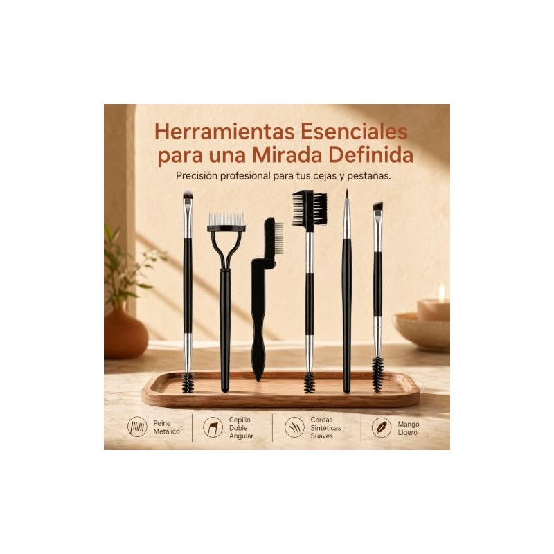 6 herramientas para el maquillaje de pestañas, diseño de doble