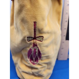 Giftcraft Bottle Bag Gift Bag Christmas Theme Velvet 6x13 inches 301