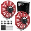 DNA MOTORING 12 Inch High Performace Electric Cooling Slim Radiator