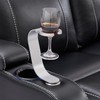 Weilianda Home Theater Seating Series Swivel Wine Glass Holder Sofa