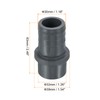 PATIKIL UPVC Reducer Pipe Fitting 32mm OD 30mm Barbed, Straight