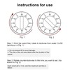 Uadme Wall Clock,9 Inch Quartz Clock 60 Minutes Countdown Timer,Multifunction