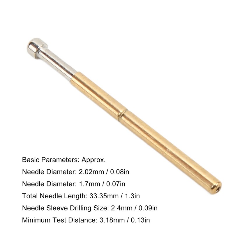 Pack of 100 P125‑D Spring Test Tips Large Round Head