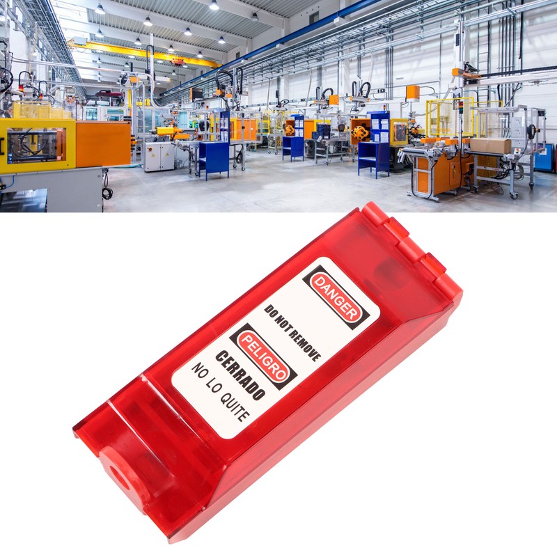 Lockout Tagout Wall Switch Cover Impact Resistant Universal Engineering Plastic