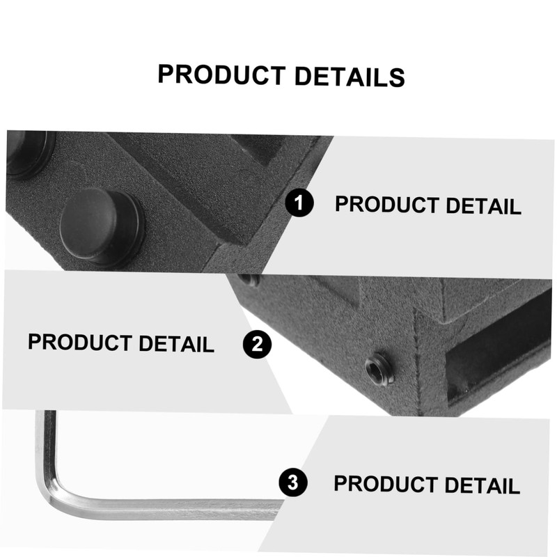 DOITOOL 1 Pair Zinc Alloy Barn Door Track Stoers Blocker