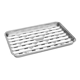 Kingfisher 10 BBQ DISPOSABLE ALUMINIUM FOIL TRAYS 35cm x 23cm. ROASTING FOOD BARBECUE PARTY