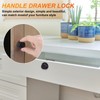 CXQamitao 5 Pack Push Button Latch Cabinet Door Catch Keyless