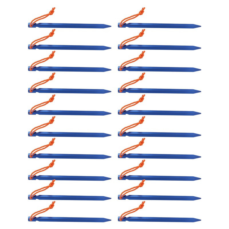20pcs Tent Stakes V Shape Heavy Duty Tent Peg with
