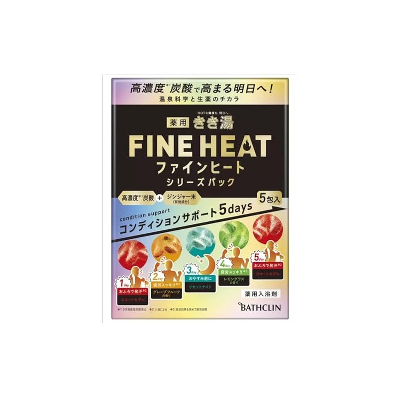 Kikiyu Fine Heat Series Pack, 4 Types, 5 Packs