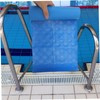 iplusmile 2pcs Non-Slip Pool Ladder Mat Waterproof PVC Protective Pad