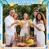 Ceenna 30 Pack 34 oz Lemon Plastic Drink Buckets with