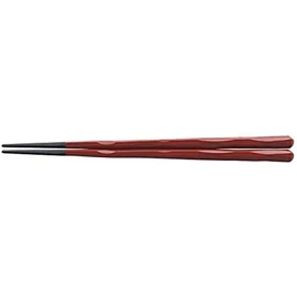 J-kitchens PBT 9.4 inches (24 cm) Hexagonal Single Blade Carving Chopsticks, Vermilion, Made in Japan