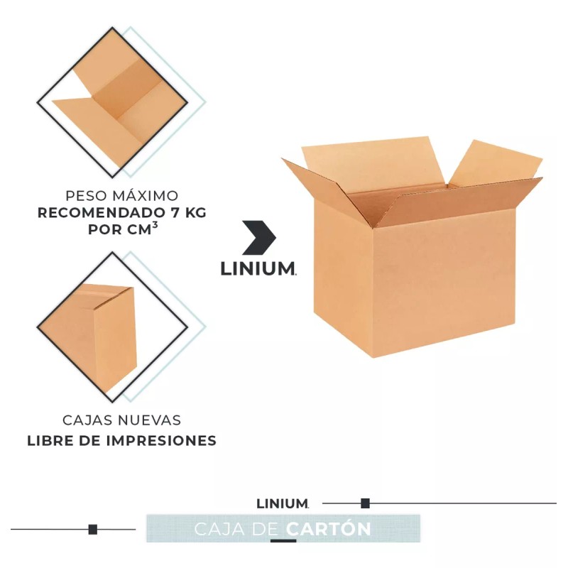 Linium 20 Caja Carton Nueva Empaque E-commerce Envios 16x12x12