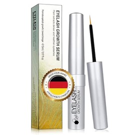 5ml Premium Wimpernserum & Augenbrauenserum, Eyelash Serum, für besseres Wachstum von Wimpern, Wimpern Booster für lange, das längere, vollere und dichtere Wimpern und Augenbrauen fördert