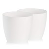 Tymar Flowerpot, Pack of 2, Plastic Plant Pot, Modern, Matt,