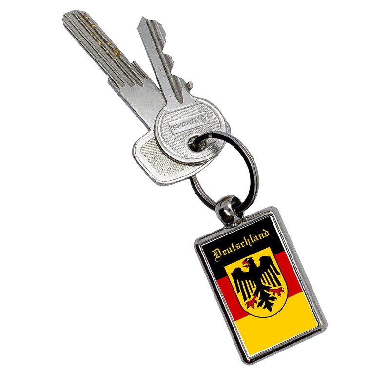 Apedes Germany Keychain Metallic Key Chain Keyring (Germany)